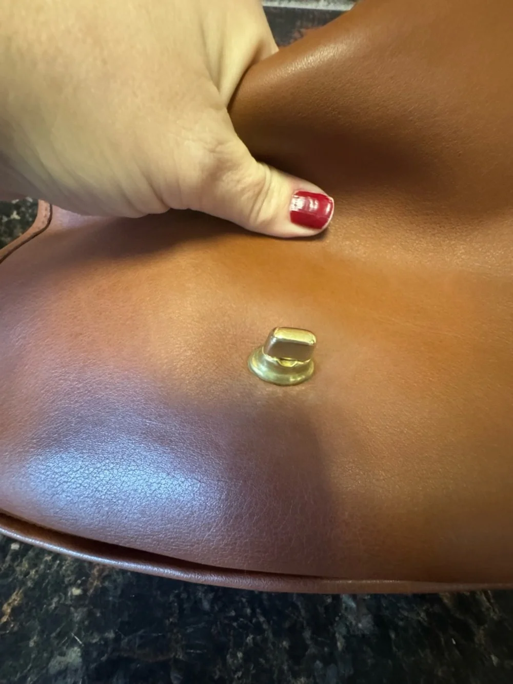 Vintage Coach Crescent Bag 9988 British Tan Leather Shoulder Bag USA - Picture 11 of 16